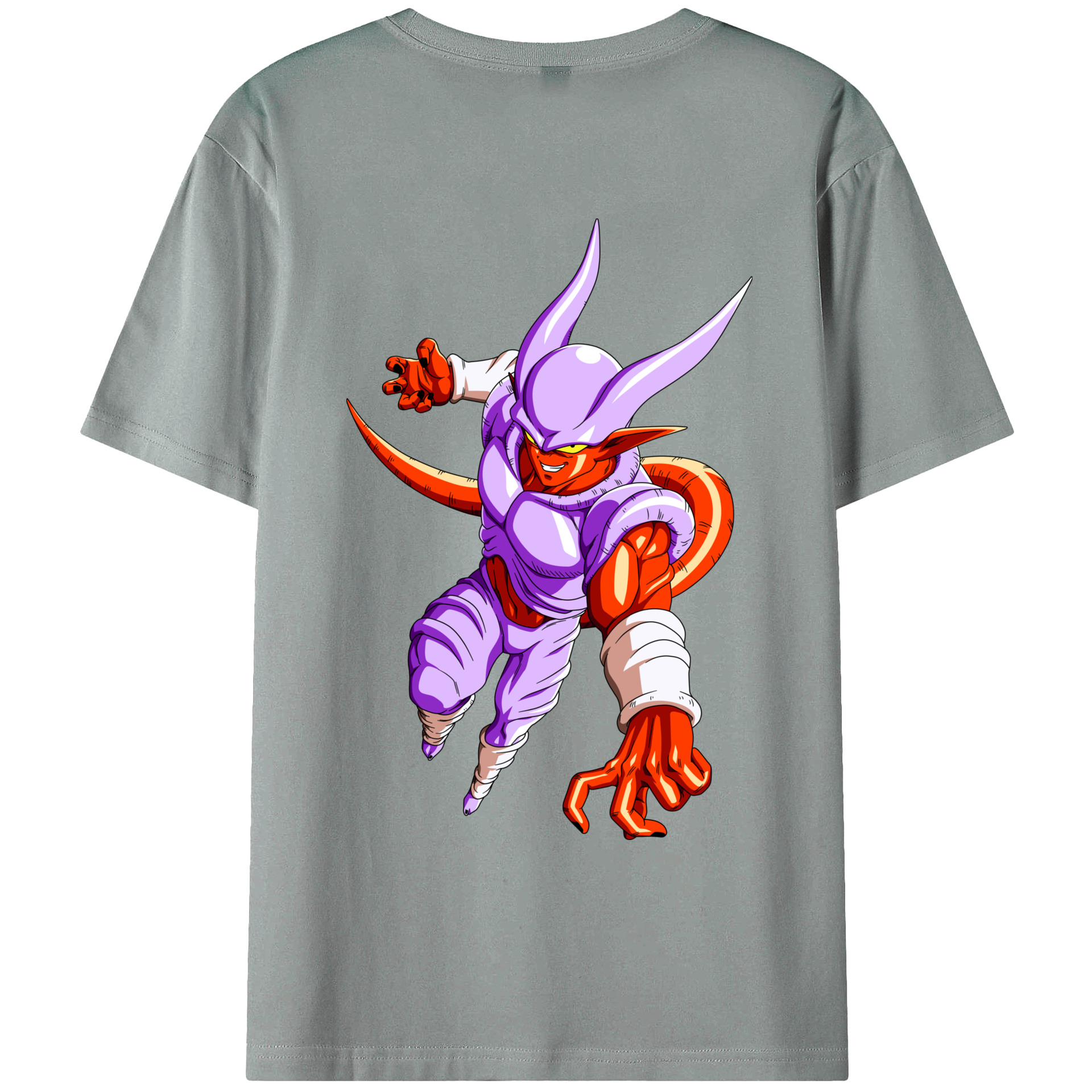 （画像用） ドラゴンボール ジャネンバ DRAGON BALL Janemba 綿100％ メンズ半袖Tシャツ（バックプリント） 通気性